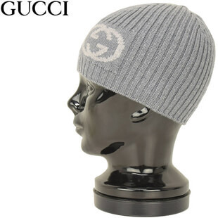 GUCCI グッチスーパーコピー グレーロゴニットキャップ 帽子sale05
