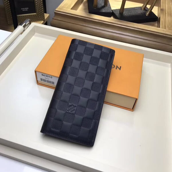 希少★LouisVuitton 《ポルトフォイユ ブラザ》ダミエ N63010