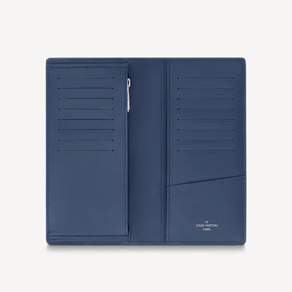 21SS ルイヴィトン スーパーコピー ポルトフォイユ ブラザ NM 長財布 ネイビー M80465
