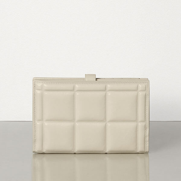 Bottega Veneta★コピーパッド入り★格子柄二つ折り ミニウォレットWBV15