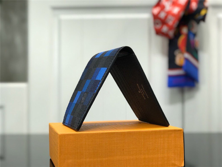 ルイヴィトンスーパーコピー ポルトフォイユ スレンダー ダミエブルー 財布 N60180