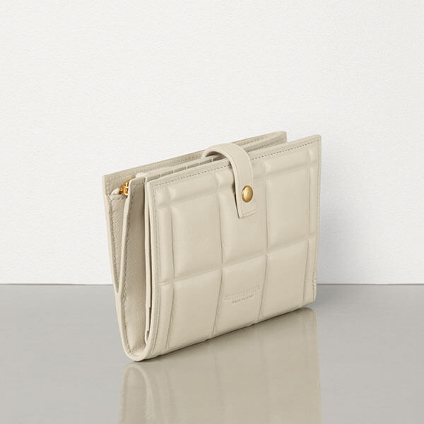 Bottega Veneta★コピーパッド入り★格子柄二つ折り ミニウォレットWBV15