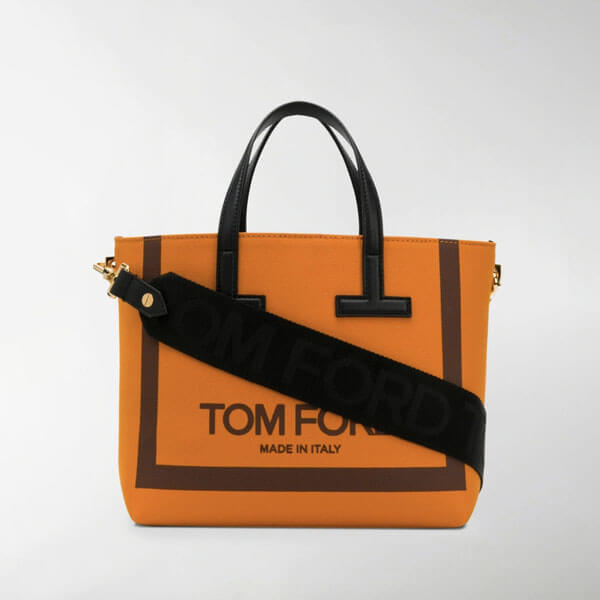 トムフォードコピー Canvas T Tote Bag Orange キャンバス トートバッグTF123