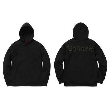 supremeパーカー偽物 コムデギャルソン パーカー Studded Hooded Sweatshirt 20E21C9