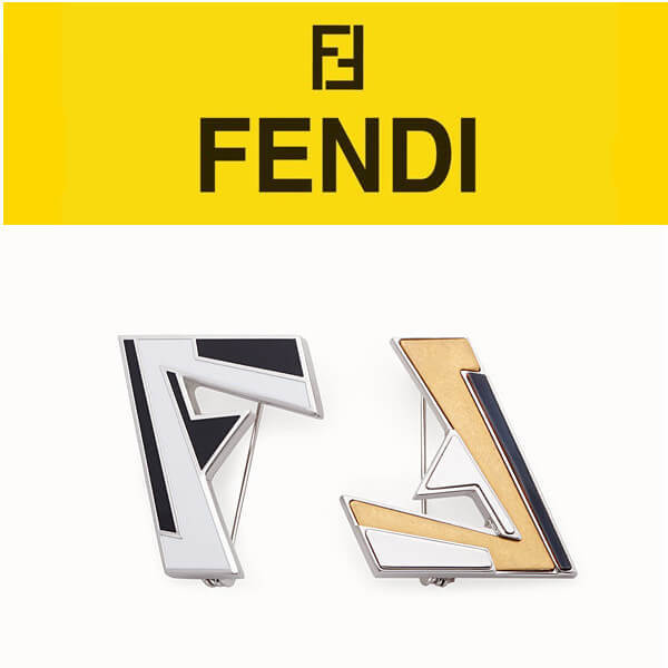 FENDI(フェンディ)コピー パラディウム ブローチセット201503A34A1