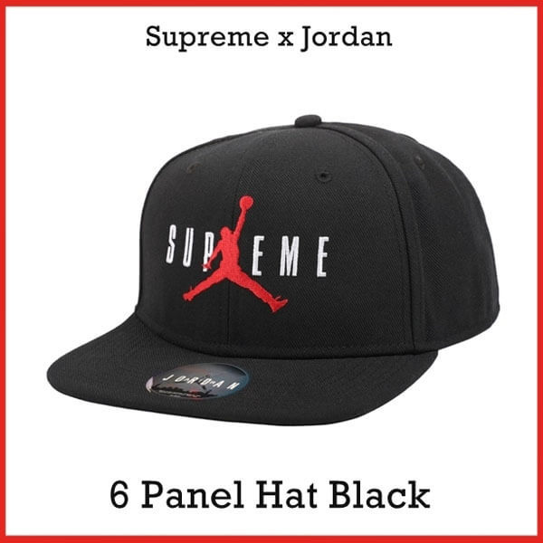シュプリーム ビーニー 偽物  Supreme NIKE Air Jordan 6 Panel Hat Black fw20E21C0