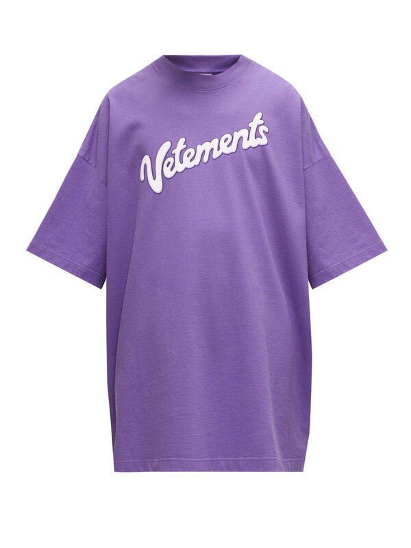 VETEMENTS 偽物ヴェトモン◆POLIZEI Tシャツ グリーン ポリス201116B14809102