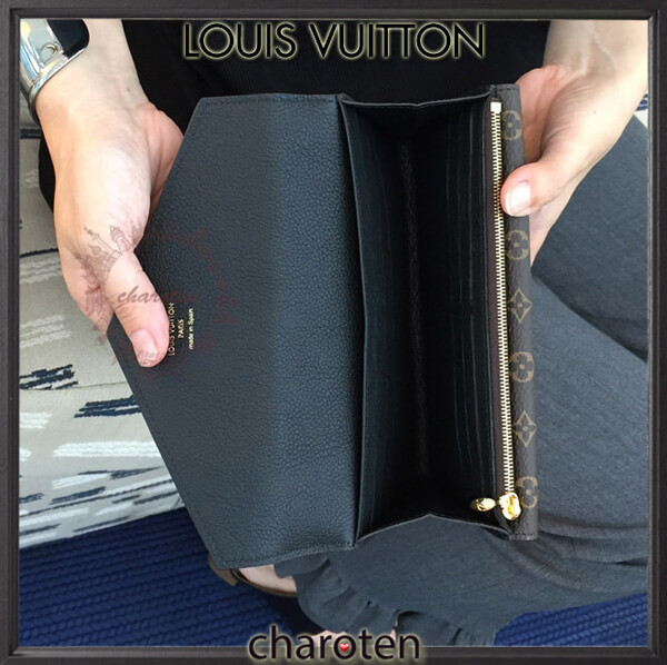 18SS《Louis vuitton ルイヴィトンスーパーコピー》 ポルトフォィユ ドゥブルV カーフ&amp;モノグラム M64319