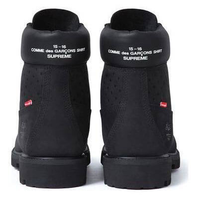 シュプリーム 靴 偽物 Supreme Timberland 6&amp;quot; Boot x Comme des Garcons Black20E21C6