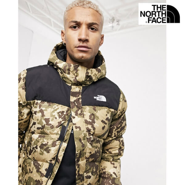 ★海外限定★The North Face偽物 Balham ダウンジャケット 迷彩ND919151