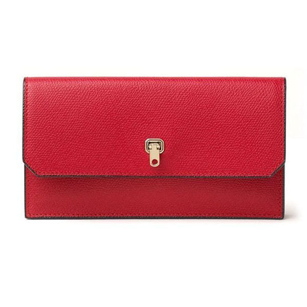 VALEXTRA コピーBRERA PURSE WITH REMOVABLE CARD CASE V9L26-028-000R-OC
