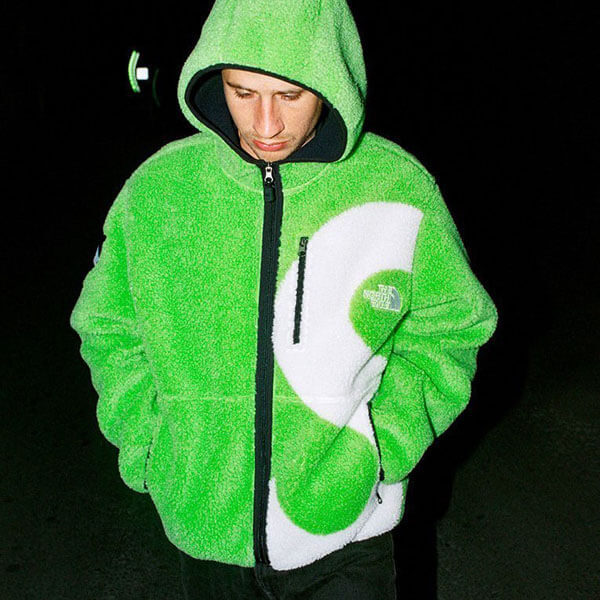 FW20 Supreme The North Face S Logoコピー Hooded Fleece JacketND952