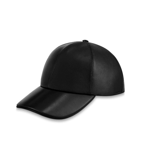 【20SS新作】ルイヴィトン キャップ コピー☆レザキャップ☆ブラック 帽子 大人気 MP2428