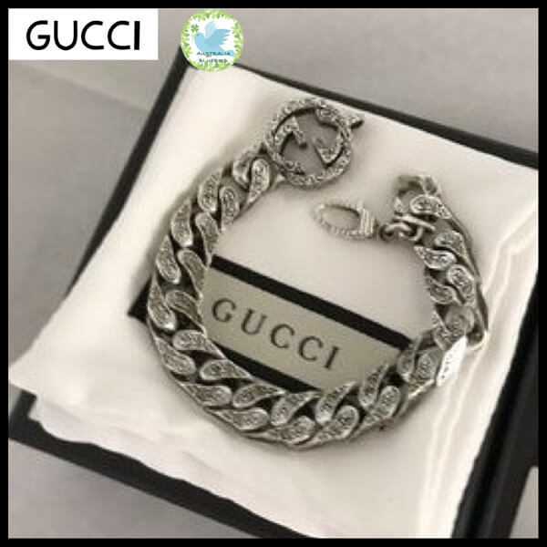 ★GUCCIコピーN級品★インターロッキングG シルバー チェーンブレスレット 20080601