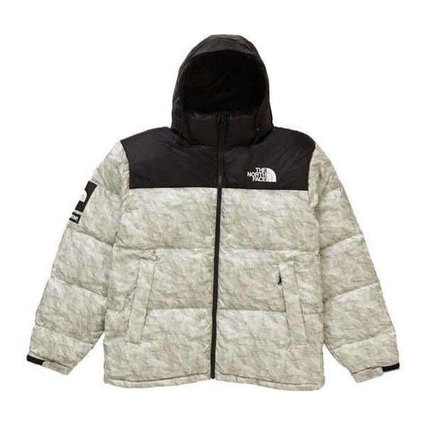 Supreme The North Face Paper Print Nuptse 偽物シュプリーム コートND950