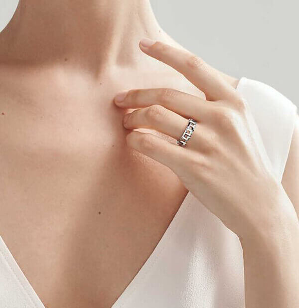 【Tiffany&amp;Co.】Tiffany T True Narrow Ring ティファニー コピー ティファニーT トゥルー ナロー リングM6A6588