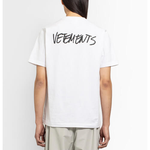 VETEMENTS(ヴェトモン)コピー JEANSロゴ TシャツAW201116B14807