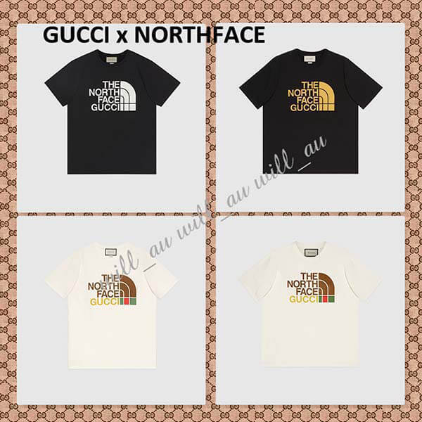 GUCCI x NORTH FACEコラボ★Tシャツ