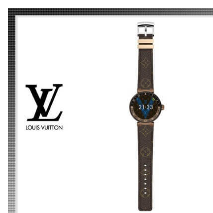★雑誌掲載★Louis Vuitton x デジタル時計 コピー タンブール ホライゾン QA052Z