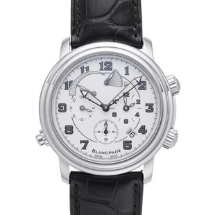 ブランパン レ マン GMT アラーム 2041-1127M-53B 新品腕時計メンズ