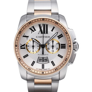 カルティエ カリブル ドゥ カルティエ クロノグラフ W7100042 新品腕時計メンズ送料無料