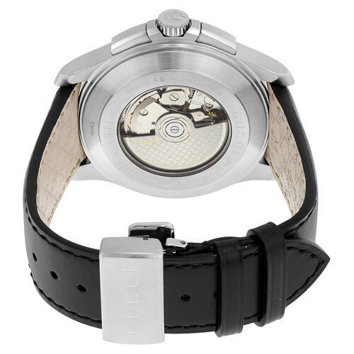 国内発 GUCCI★スーパーコピー G-Timeless Leather シルバー グッチメンズ腕時計 YA126265