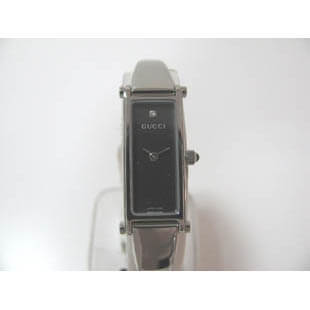 グッチ時計 ステンレススチール ブラック YA015555-1P-LSS-BLK