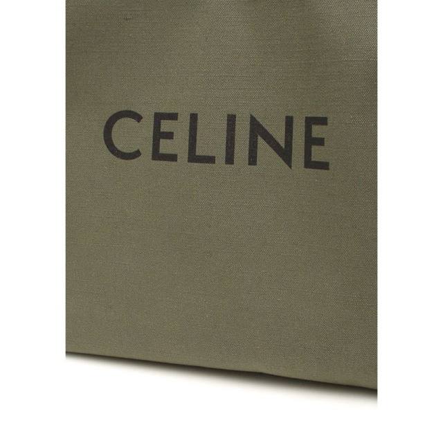CELINE セリーヌ キャンバス トートバッグ コピー ホリゾンタルキャバストートバッグ ミリタリー 192172CE3.08GR