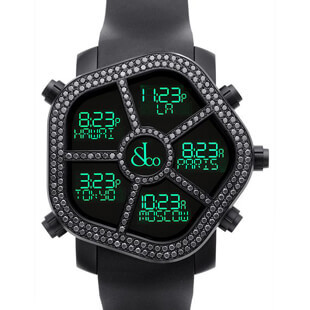 ジェイコブ デジタル 5タイムゾーン ゴースト JC-GST-BKD2.9 新品 腕時計 メンズ 送料無料