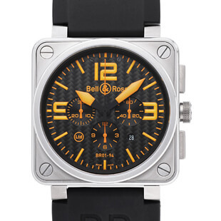 ベル&amp;ロス BR01-94 オレンジ チタニウム BR01-94ORANGE-R 新品 腕時計 メンズ 送料無料