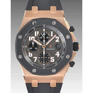 オーデマ ピゲAUDEMARS PIGUETコピー ロイヤルオークオフショアクロノ 25940OK.OO.D002CA.02.Aメンズ 自動巻き グレー／ブラック