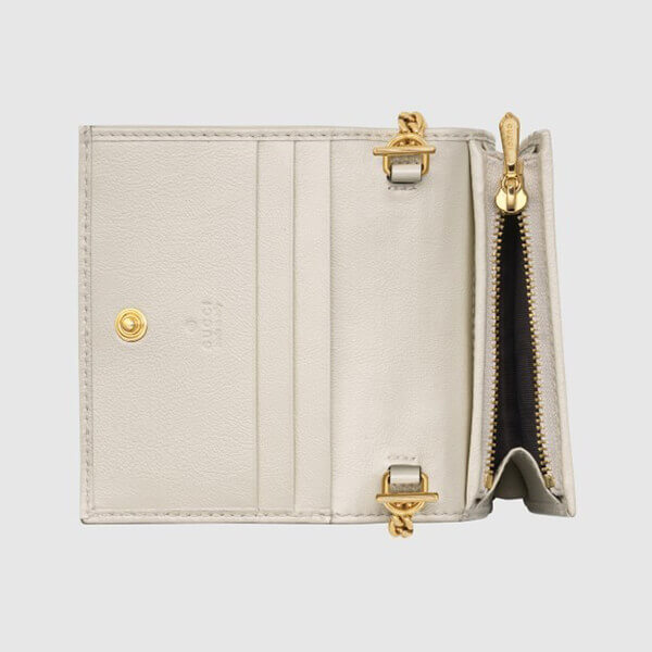 【20SS新作】GUCCI スーパーコピー〔ラジャ〕チェーン付き ミニウォレット573790 0OLHX