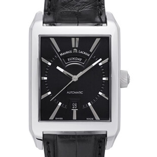 モーリスラクロア ポントス レクタンギュラー デイデイト PT6237-SS001-33E 新品 腕時計 メンズ