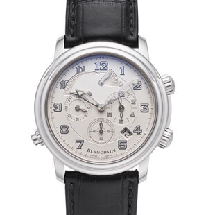 ブランパン レ マン GMT アラーム 2041-1542M-53B 新品腕時計メンズ