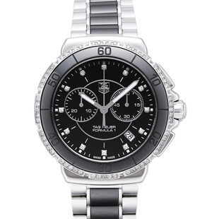 タグホイヤー フォーミュラ1 レディ ダイアモンド セラミック クロノグラフ CAH1212.BA0862 新品腕時計メンズ送料無料