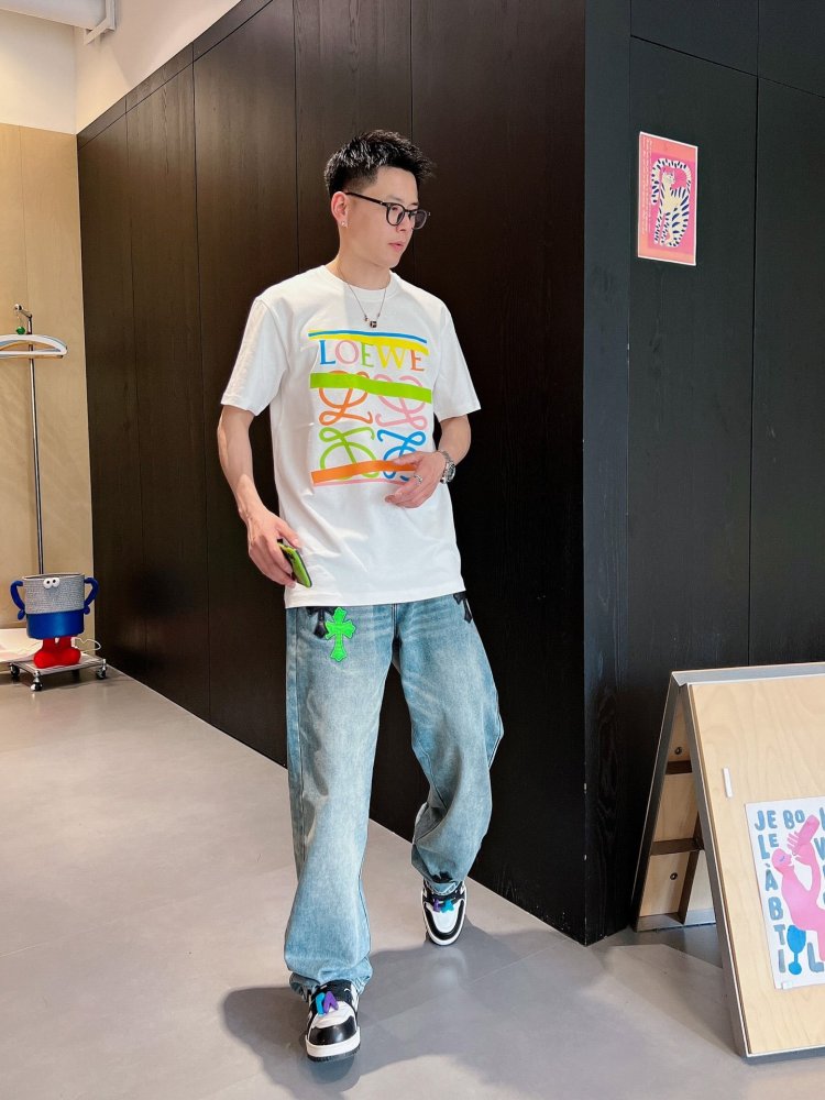 注目アイテム★  ロエベ 服コピー 2色    LOEWE   Tシャツ  ロエベ服0115