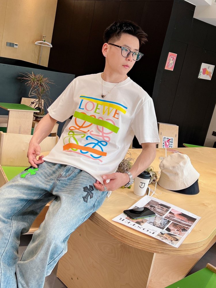 注目アイテム★  ロエベ 服コピー 2色    LOEWE   Tシャツ  ロエベ服0115