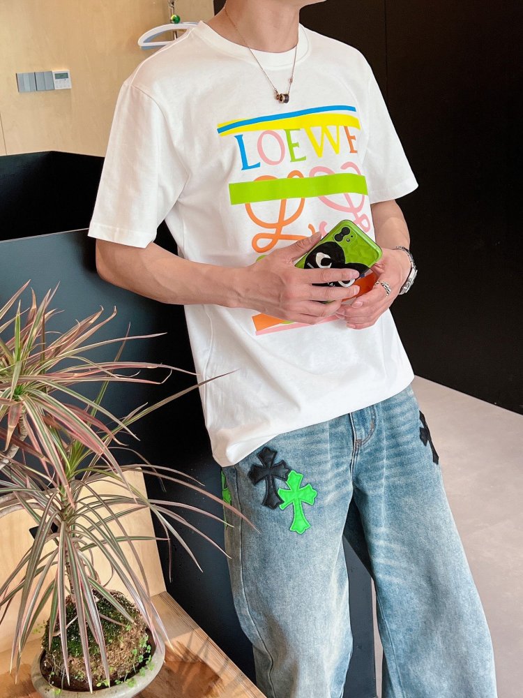 注目アイテム★  ロエベ 服コピー 2色    LOEWE   Tシャツ  ロエベ服0115