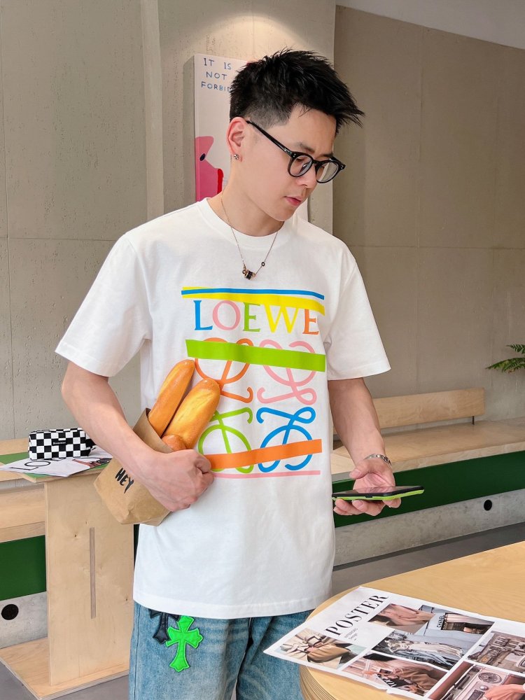 注目アイテム★  ロエベ 服コピー 2色    LOEWE   Tシャツ  ロエベ服0115