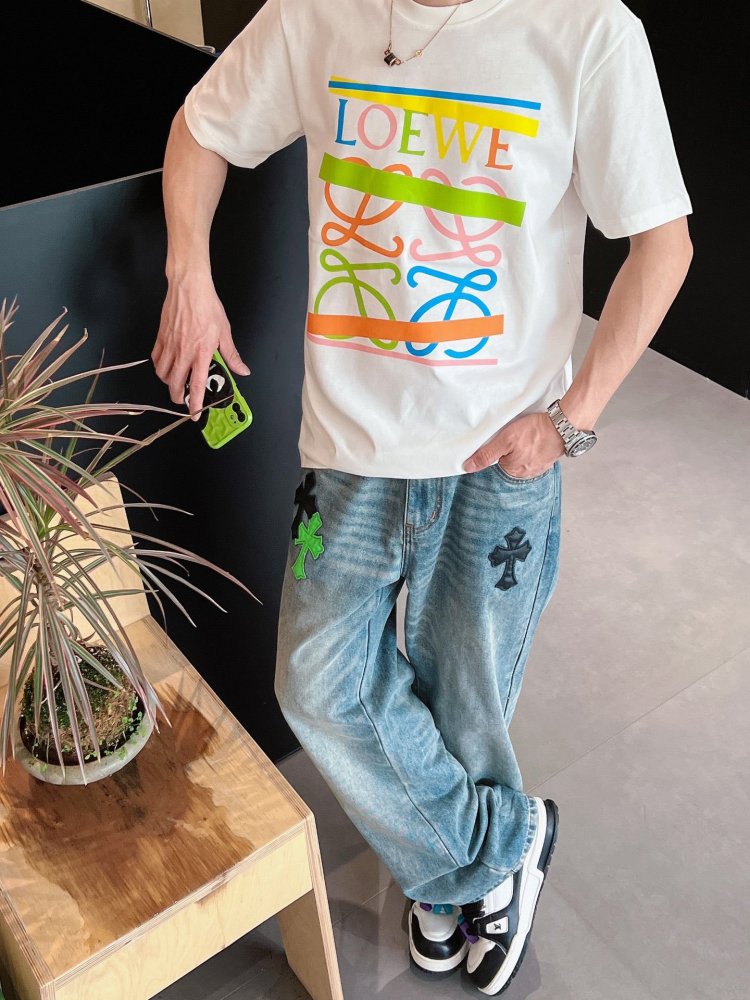 注目アイテム★  ロエベ 服コピー 2色    LOEWE   Tシャツ  ロエベ服0115