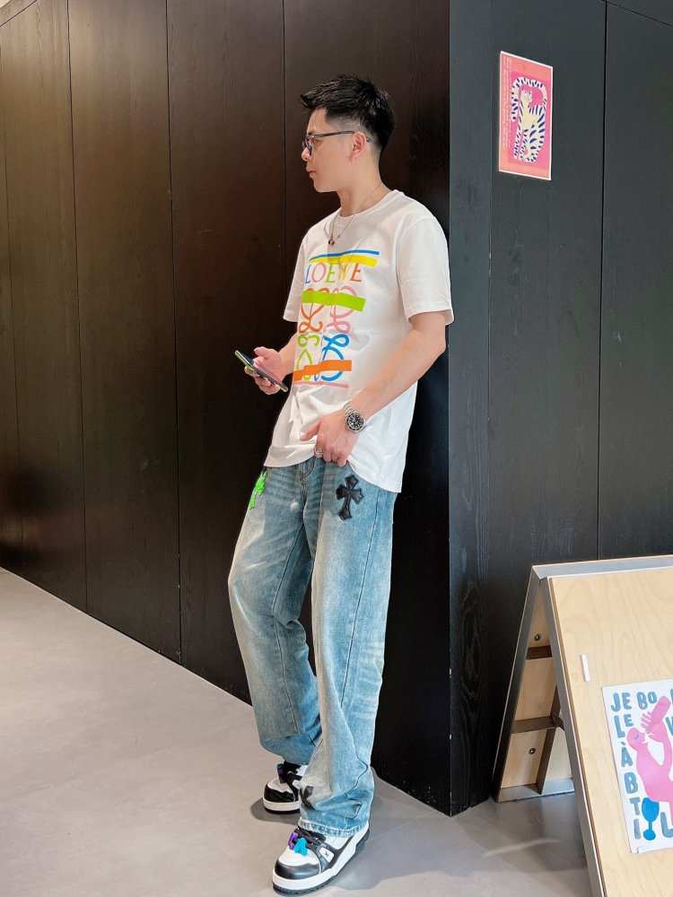 注目アイテム★  ロエベ 服コピー 2色    LOEWE   Tシャツ  ロエベ服0115