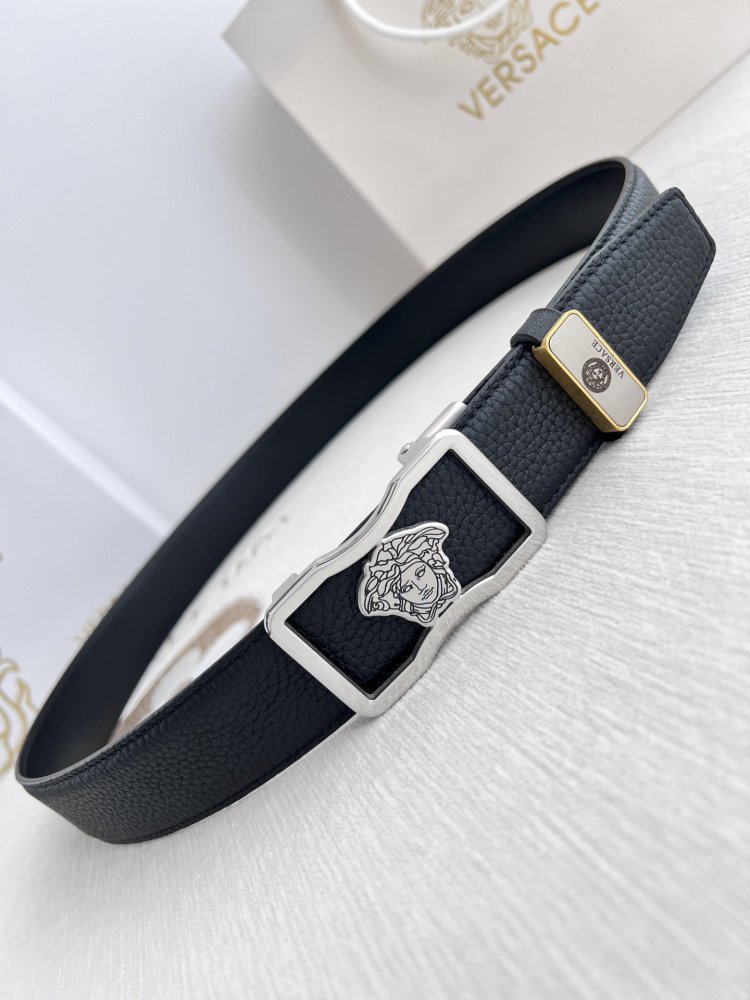 【すぐ届く】 ヴェルサーチェ ベルト コピー 2色    Versace   ヴェルサーチェ ベルト0024