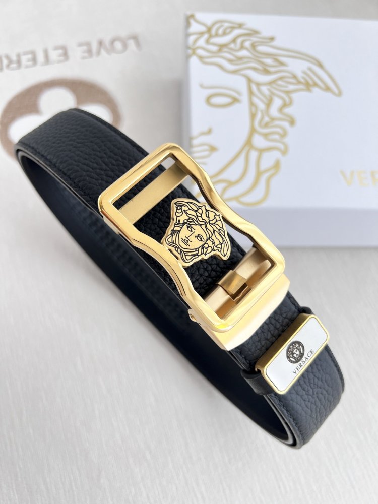 【すぐ届く】 ヴェルサーチェ ベルト コピー 2色    Versace   ヴェルサーチェ ベルト0024