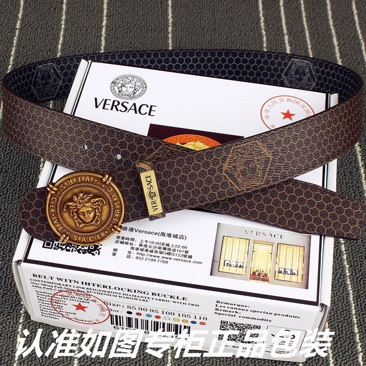 最安値挑戦   ヴェルサーチェ ベルト コピー     2色   Versace   ヴェルサーチェ ベルト0005