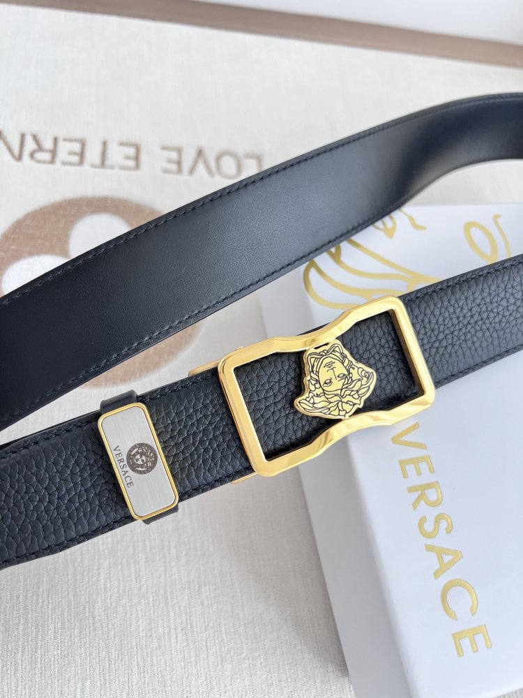 【すぐ届く】 ヴェルサーチェ ベルト コピー 2色    Versace   ヴェルサーチェ ベルト0024