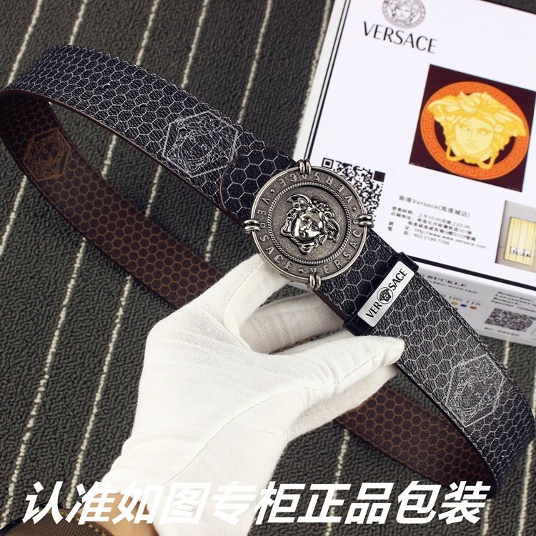 最安値挑戦   ヴェルサーチェ ベルト コピー     2色   Versace   ヴェルサーチェ ベルト0005