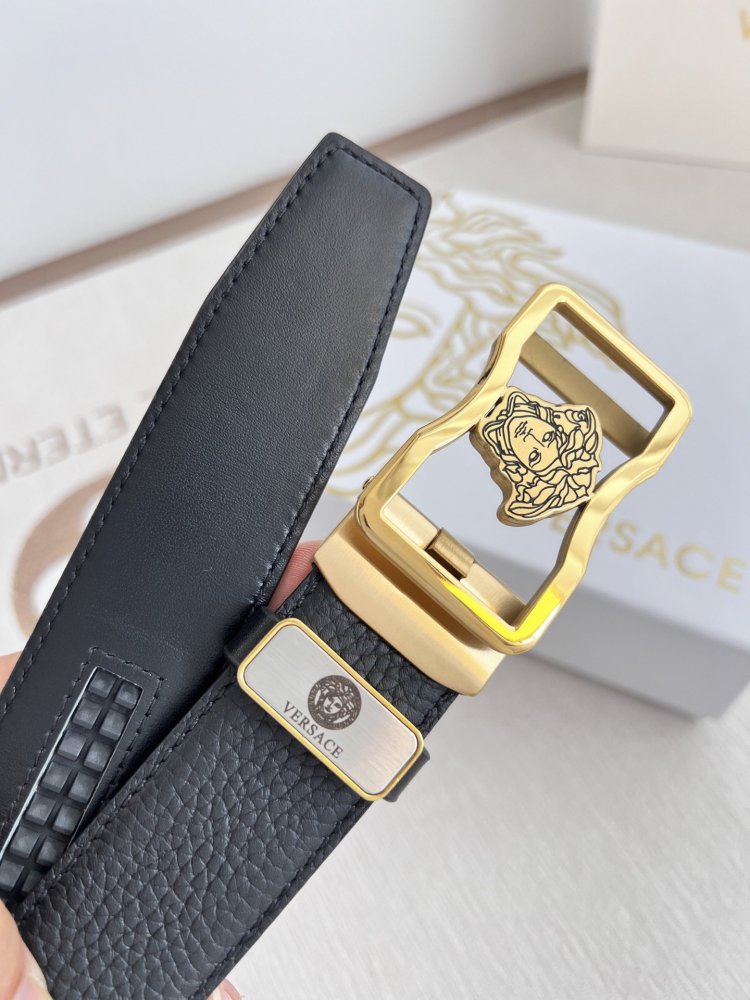 【すぐ届く】 ヴェルサーチェ ベルト コピー 2色    Versace   ヴェルサーチェ ベルト0024