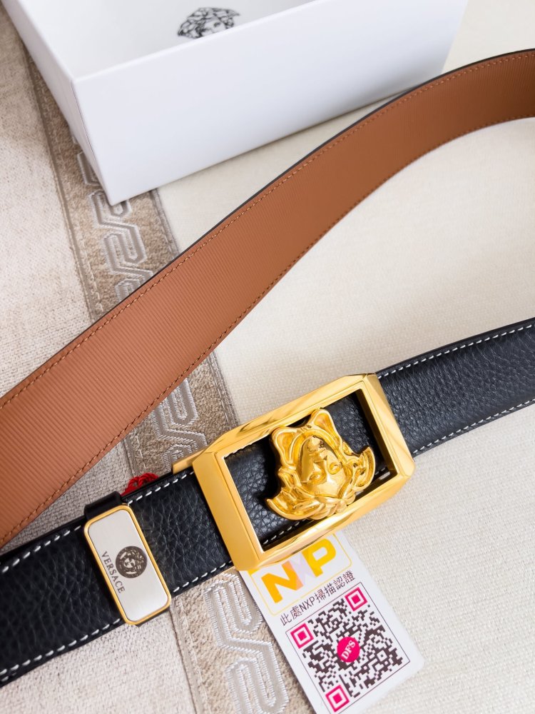 即発送！ ヴェルサーチェ ベルト コピー 2色    Versace   ヴェルサーチェ ベルト0022