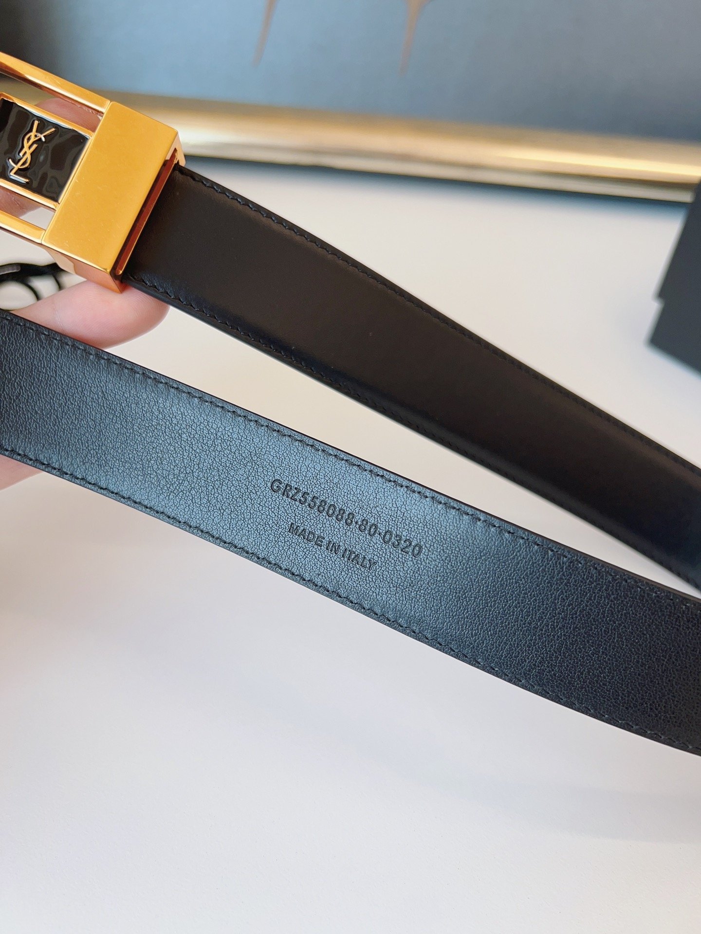 一目惚れ★ サンローラン ベルトコピー   YSL   3.0cm  サンローラン ベルト0001