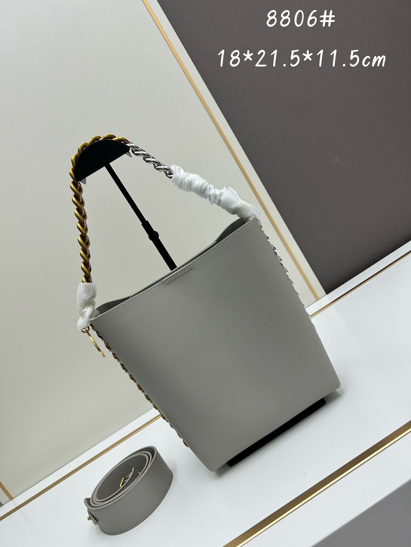 お洒落に♪ステラマッカートニー Frayme バケットバッグ 激安  5色    Stella McCartney  ステラマッカートバッグ0003